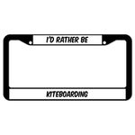 SignMission Rather Be Kiteboarding Plastic Plate Frame, License Tag Holder 12" X 6" Fits Any Car, Truck, SUV, RV, or Trailer | Made in The USA, Cover