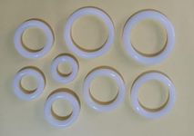 US Enterprises Vaginal Ring pessary are 100% silicone that are used in the management of vaginal prolapse of organs Set of 8 (1.75 Inch.2 Inch.2.25 Inch, 2.50 Inch, 2.75 Inch, 3 Inch,3.25 Inch,3.5 Inch)