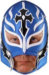 CENO.COM Wrestling Mask, Pro-Fit Full Head Luchador Lucha Libre Mask, Blue, One Size Fits Most