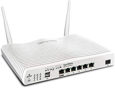 DrayTek Vigor 2865AC Multi-WAN VDSL/ADSL Firewall VPN Wave 2 Dual Band Wireless Router with Mesh, ideal for Superfast VDSL and Ethernet-based FTTP Fibre Broadband, Small Business and Remote Working