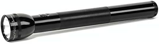 MAGLITE 4 D Cell Blister Pack Flashlight-Black, Aluminium,