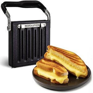 Revolution Toastie Press (Works With All Toasters) Conveniently Toast Delicious Grilled Cheeses, Quesadillas, and Paninis in Your Toaster