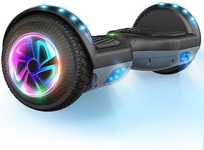 EPCTEK Scooter 6.5" Two-Wheel Scooters with Fashion LED Lights for Kids