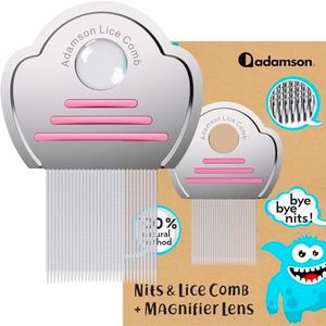 Lice Comb for Kids - Nit Comb with Magnifier Lens, All Hair Types