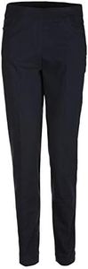 SLIM-SATION Womens Golf Apparel - Women's Regular Pull-On Straight-Leg Pant with Pockets (Midnight,4)