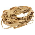 US Cargo Control Large Rubber Moving Bands - 25 Inch Unstretched - 50 Inch Fully Stretched - Yellow Moving Rubber Bands for Moving Supplies - Includes 12 Big Rubber Band Straps