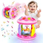 L&Y Baby Toys 6 Months Plus, Baby Light Up Toys with Music, Sensory Toys for 1 2 3 Year Old Boys Girls, Musical Toys 12-18 Months Crawling Learning Tummy Time Toys 1st Birthday Gifts