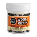 A-HEYIDA Wood Filler - White Wood Putty for Trim, 9.87 Ounce Wood Filler Repair Putty Paintable & Stainable, Restore Wood Cracks and Holes on Laminate Hardwood Vinyl Floor Furniture