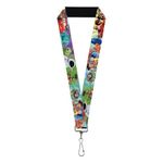 Lanyard Disney Pixar 7 Movie Character Collage