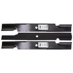 3 Pack Stens 340-882 Notched Air-Lift Blade for Scag 482879 482881