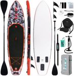 FunWater Inflatable Paddle Boards Stand Up Paddleboard Wide Stable with Premium SUP Paddle Board Accessories Non-Slip Deck Ultra-Light SUP for Adult & Youth