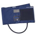 Mabis 05-269-011 Sphygmomanometer Cuff and One-Tube Bladder - Blue Nylon Adult