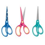 Herlitz Design craft scissors made of steel/plastic, pointed - assorted colours