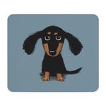 CafePress Cute Dachshund Mousepad Non-Slip Rubber Mousepad, Gaming Mouse Pad