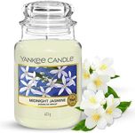 Yankee Candle Scented Candle | Midnight Jasmine Large Jar Candle | Long Burning Candles: up to 150 Hours | Gifts for Women