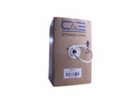 C&E CNE63744 500-Feet 12AWG 2 Conductor Enhanced Loud Oxygen-Free Copper Speaker Wire Cable