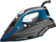 Russell Hobbs Iron [2600W, 160g steam shot, 55g/min continuous steam] Titanium Carbide (Titanium-infused ceramic soleplate, 330ml tank, self-cleaning, anti-calc, 3m cord) 27090