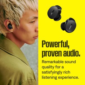 Bose QuietComfort Wireless Noise Cancelling Earbuds – Bluetooth, Black