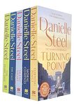 Danielle Steel Collection 5 Books Set (Turning Point, Moral Compass, Silent Night, The Cast, The Dark Side)