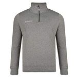 Kukri Youth 1/4 Zip Track Top - Ch Marl 1/4 Zip Track Top - Charcoal, YL