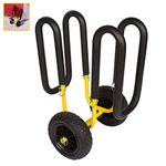 Suspenz Single-Up SUP Cart with Airless Wheels, Stand Up Paddle Board & Surfboard Carrier Trolley, Yellow (22-9911)