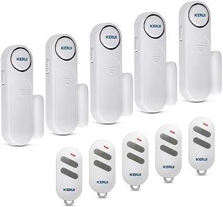 Alarma para Puertas y Ventanas, Timbre Alarmas para Casa con 5 Sensor Puerta 5 Mandos a Distancia, 3 Modos 120dB Sirena Alarma para Casa Niños, Hogar