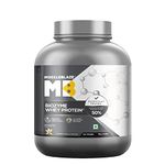 MuscleBlaze Biozyme Whey Protein, Blend Of Whey Isolate & Concentrate|25 G Protein, 11.8 G Eaa & 5.5 G Bcaa Per Scoop (Gourmet Vanilla, 2 Kg / 4.4 Lb)