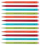 Papermate Auto Mechanical Pencil Non-Stop 0.7mm - Pack of 12 Assorted Barrel Colours