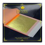 BARNABAS BLATTGOLD : Genuine Gold Leaf 23k,25 Sheets 85mm