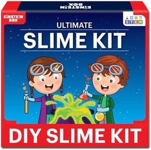 EINSTEIN BOX Ultimate Slime Kit for Boys & Girls|Toys for Kids Ages 5-7-10-12 Years| Monster, Unicorn, Ice-Cream, Crystal Slime Kit |Birthday Gifts and Toys for Boys and Girls|