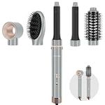 5 in 1 Hair Dryer Brush, PARWIN PRO BEAUTY Air Styler 110000 RPM High-Speed Ionic Hairdryer Fast Drying, Hair Styling, Volumizing, and Curling(Gray)
