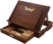 MEEDEN Black Walnut Tabletop Easel Set: All-in-One Luxury Art Supplies Kit