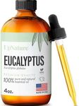 UpNature Eucalyptus Essential Oil 4oz – 100% Pure Eucalyptus Oil - Undiluted Therapeutic Grade Essential Oils for Diffuser Aromatherapy