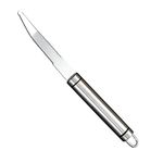 Serrated Edge Knife, Stainless Steel Curved Grapefruit Knife, Long Handle Curved Serrated Peeler for Grapefruit Oranges Kiwi