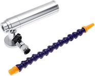 160MM Cold Air Cooling Gun Aluminum Alloy Vortex Cold Hot Air Gun with Flexible Tube for Milling Drill(with insulated pipe)