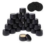 Quikobo Candle Tin 24 Pieces 5oz, 150ml Candle Containers, Candle Jars for Candle Making or Candle DIY