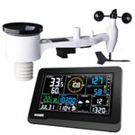 ECOWITT Weather Stations UK WS3900, 7 in 1 Weather Station Outdoor Sensor Units WS69, 7.5 inch Home Wifi Indoor LCD Colour Console with 3 in 1 Sensors, Ecosystem IOT Intelligent Linkage Control 868