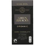 (2 Pack) - Green & Blacks - Org Dark Chocolate 85% | 100g | 2 PACK BUNDLE