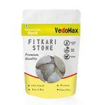 VedoMax Fitkari Stone | Alum Stone | phitkari alum stone| alum stone for shaving | alum stone for water purification - (100 gm)