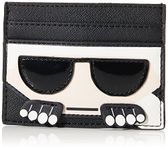 KARL LAGERFELD Women's Maybelle Case Credit Card Holder, Blk Multi, One Size