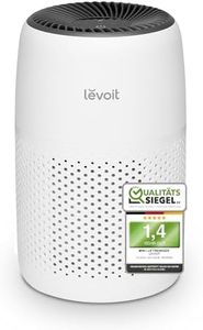 Levoit Luftreiniger Allergiker mit Aromatherapie, HEPA Luftfilter gegen Schimmel, Staub und Tierhaare bis zu 0,3 µm für Schlafzimmer, 7 Watt Energiesparend, 3 Geschwindigkeiten, Weiß