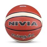 Nivia Engraver/14 Panel/Soft Rubberized Moulded/Indoor Basketball/for Men/Size - 7 (Multicolor)