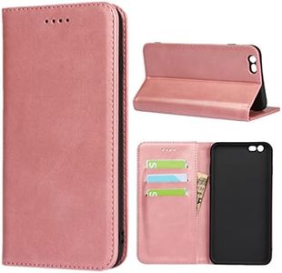 Cavor for iPhone 6 Case, iPhone 6s Case Cowhide Pattern PU Leather Cases Flip Magnetic Kickstand Book Wallet Cover Phone Case with Card Slots(4.7") -Pink