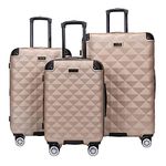 Kenneth Cole REACTION Diamond Tower Luggage Collection Lightweight Hardside Expandable 8-Wheel Spinner Travel Suitcase