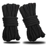 Boat Dock Lines Double Braided Nylon Boat Ropes for Docking with 12” Loop, 3/8" 1/2" 5/8" Marine Dock Line Premium Mooring Rope for Kayak Pontoon Boating Mooring Accessories