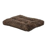 MidWest Homes for Pets Intermediate QuietTime Deluxe Coco Chic Pet Bed, Ultra-Soft & Overstuffed, Machine Washable, Fits 91 cm Crate
