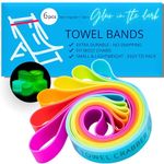 Towel Bands (6-Pack), Beach Pool & Cruise Chairs, Extra Durable, No Snapping, Cruise Ship & Beach Essentials, Great Alternative to Beach Towel Clips