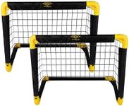 Umbro Football Goals Set of 2 - Goal Post for Garden - Pop Up Goal 50 x 44 x 44 cm - Goals Posts for Kids and Adults - Football Training Equipement Indoor and Outdoor - Plastic
