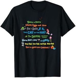 Dr. Seuss Book Title T-Shirt