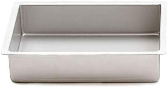 DECORA, 0062602 Moule professionnel rectangulaire 25 x 38 x 7,5 cm, En aluminium anodisé, Sans points de soudure, Design professionnel, Gris